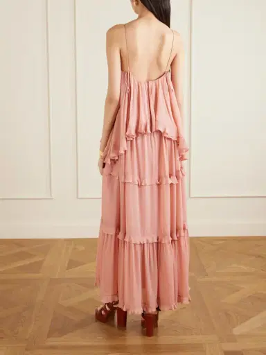 Zimmermann Ruffled Chiffon Maxi Dress | Thumbnail 3 Zimmermann Ruffled Chiffon Maxi Dress | Thumbnail 3
