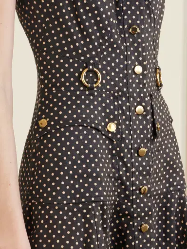 Zimmermann Luna Embellished Linen Midi Dress | Thumbnail 4 Zimmermann Luna Embellished Linen Midi Dress | Thumbnail 4