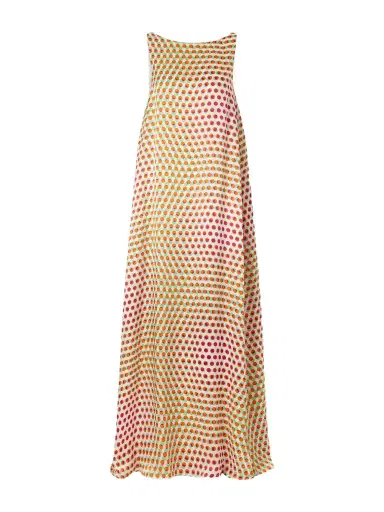Dries Van Noten Polka-dot Silk-satin Maxi Dress | Thumbnail 1 Dries Van Noten Polka-dot Silk-satin Maxi Dress | Thumbnail 1