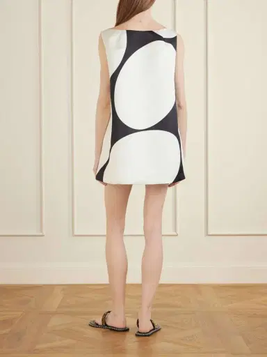 Dries Van Noten Polka-dot Duchesse-satin Mini Dress | Thumbnail 4 Dries Van Noten Polka-dot Duchesse-satin Mini Dress | Thumbnail 4