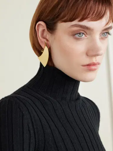Alaïa Gold-tone Earrings | Thumbnail 2 Alaïa Gold-tone Earrings | Thumbnail 2