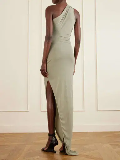 Rick Owens Aaliyah One-shoulder Jersey Gown | Thumbnail 3 Rick Owens Aaliyah One-shoulder Jersey Gown | Thumbnail 3
