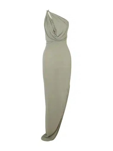 Rick Owens Aaliyah One-shoulder Jersey Gown | Thumbnail 1 Rick Owens Aaliyah One-shoulder Jersey Gown | Thumbnail 1