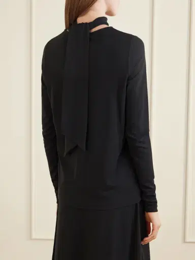 TOTEME Stretch-jersey Blouse | Thumbnail 4 TOTEME Stretch-jersey Blouse | Thumbnail 4
