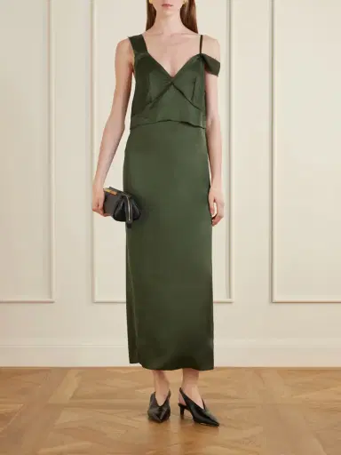 TOTEME Satin Maxi Dress | Thumbnail 2 TOTEME Satin Maxi Dress | Thumbnail 2