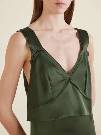 TOTEME Satin Maxi Dress | Thumbnail 5 TOTEME Satin Maxi Dress | Thumbnail 5