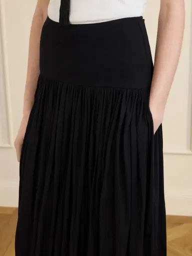 TOTEME Gathered Midi Skirt | Thumbnail 4 TOTEME Gathered Midi Skirt | Thumbnail 4
