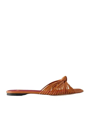 Valentino Garavani Annet Woven Leather Slides | Thumbnail 1 Valentino Garavani Annet Woven Leather Slides | Thumbnail 1