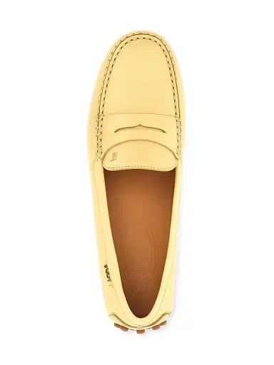 Tod's Women's Gominno Moc Toe Leather Penny Loafers | Thumbnail 4 Tod's Women's Gominno Moc Toe Leather Penny Loafers | Thumbnail 4