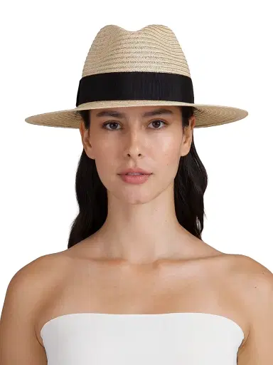 Eugenia Kim Women's Courtney Grosgrain Packable Fedora | Thumbnail 2 Eugenia Kim Women's Courtney Grosgrain Packable Fedora | Thumbnail 2