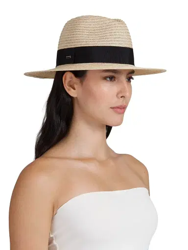 Eugenia Kim Women's Courtney Grosgrain Packable Fedora | Thumbnail 3 Eugenia Kim Women's Courtney Grosgrain Packable Fedora | Thumbnail 3