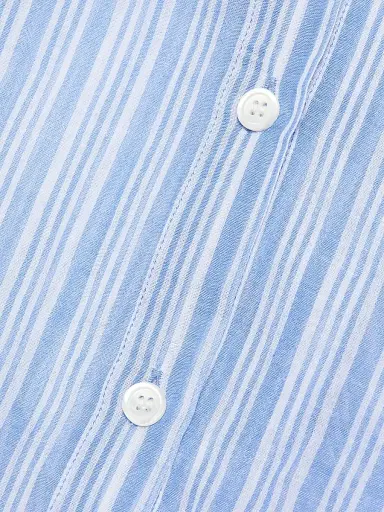 DÔEN Women's Jonie Striped Cotton Relaxed-Fit Top - Salerno Stripe | Thumbnail 7 DÔEN Women's Jonie Striped Cotton Relaxed-Fit Top - Salerno Stripe | Thumbnail 7