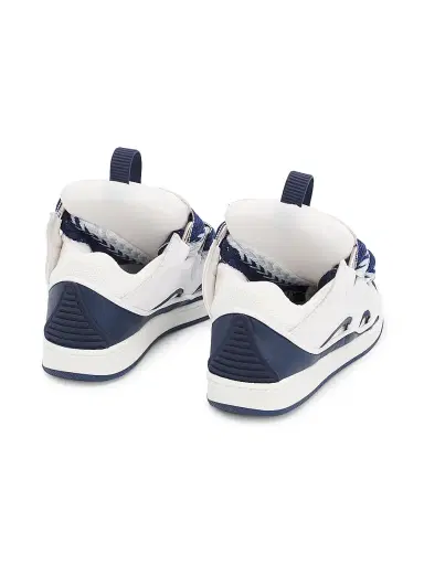 Lanvin Kid's Curb Sneakers - White Navy 1 (Child) | Thumbnail 2 Lanvin Kid's Curb Sneakers - White Navy 1 (Child) | Thumbnail 2