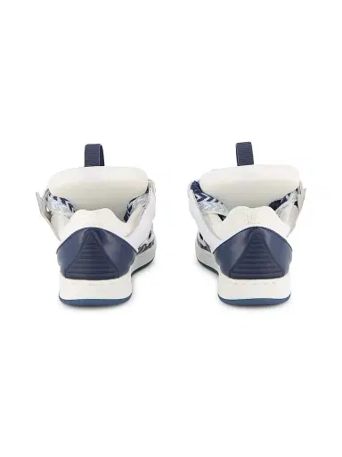 Lanvin Kid's Curb Sneakers - White Navy 1 (Child) | Thumbnail 6 Lanvin Kid's Curb Sneakers - White Navy 1 (Child) | Thumbnail 6