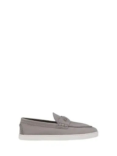 Christian Louboutin Men's Chambeliboat Shoes - Phantom Grey - Size 13.5 | Thumbnail 1 Christian Louboutin Men's Chambeliboat Shoes - Phantom Grey - Size 13.5 | Thumbnail 1