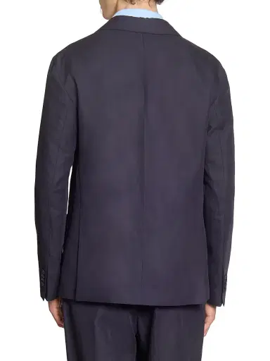 OFFICINE GÉNÉRALE Men's Michel Piedye Single-Breasted Blazer - Navy Ink - Size 46 | Thumbnail 5 OFFICINE GÉNÉRALE Men's Michel Piedye Single-Breasted Blazer - Navy Ink - Size 46 | Thumbnail 5