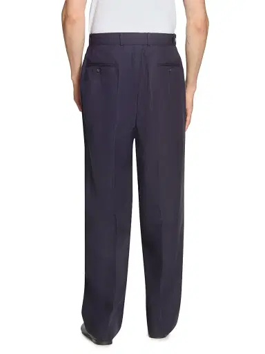 OFFICINE GÉNÉRALE Men's Nash Piedye Straight-Leg Trousers - Navy Ink - Size 40 | Thumbnail 5 OFFICINE GÉNÉRALE Men's Nash Piedye Straight-Leg Trousers - Navy Ink - Size 40 | Thumbnail 5