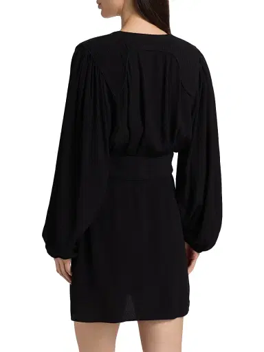 Ba&sh Women's Alana V-Neck Minidress | Thumbnail 5 Ba&sh Women's Alana V-Neck Minidress | Thumbnail 5