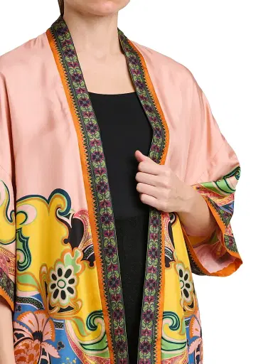 Etro Women's Kesa Printed Open-Front Jacket | Thumbnail 6 Etro Women's Kesa Printed Open-Front Jacket | Thumbnail 6