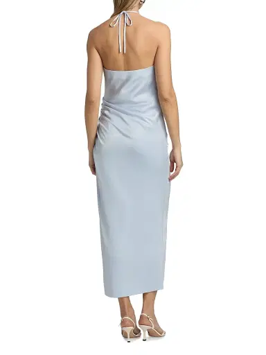 Simkhai Women's Hansel Halterneck Maxi Dress - Periwinkle Sky - Size 0 | Thumbnail 5 Simkhai Women's Hansel Halterneck Maxi Dress - Periwinkle Sky - Size 0 | Thumbnail 5