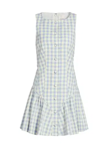 Cinq à Sept Women's Royce Gingham Minidress - Lilac Opal | Thumbnail 1 Cinq à Sept Women's Royce Gingham Minidress - Lilac Opal | Thumbnail 1