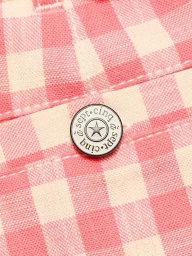 Cinq à Sept Women's Allie Cotton Gingham Shorts - Sunset Blush | Thumbnail 7 Cinq à Sept Women's Allie Cotton Gingham Shorts - Sunset Blush | Thumbnail 7