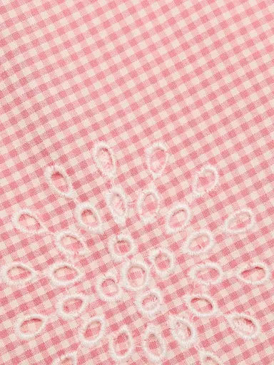 Cinq à Sept Women's Jessa Gingham Eyelet Cotton-Blend Top - Sunset Blush | Thumbnail 7 Cinq à Sept Women's Jessa Gingham Eyelet Cotton-Blend Top - Sunset Blush | Thumbnail 7