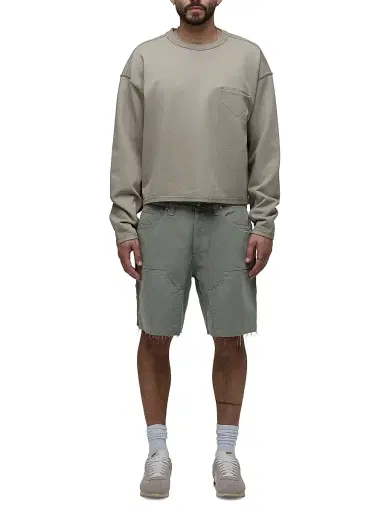 Hudson Jeans Men's Carpenter Twill Shorts - Sage | Thumbnail 2 Hudson Jeans Men's Carpenter Twill Shorts - Sage | Thumbnail 2