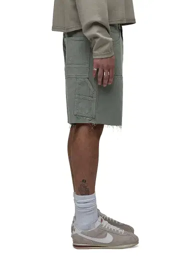 Hudson Jeans Men's Carpenter Twill Shorts - Sage | Thumbnail 4 Hudson Jeans Men's Carpenter Twill Shorts - Sage | Thumbnail 4