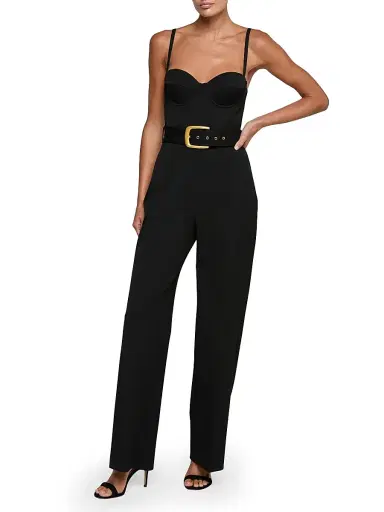 L'Agence Women's Jessa Bustier Jumpsuit - Black | Thumbnail 2 L'Agence Women's Jessa Bustier Jumpsuit - Black | Thumbnail 2