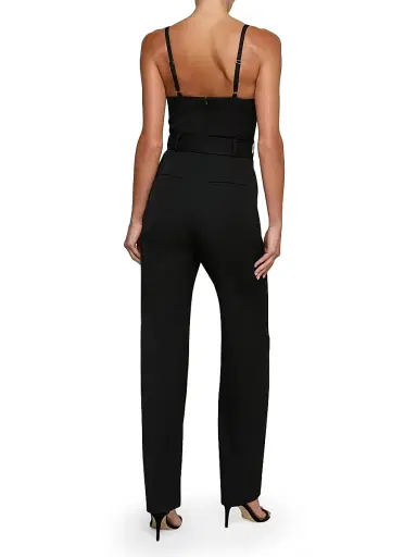 L'Agence Women's Jessa Bustier Jumpsuit - Black | Thumbnail 4 L'Agence Women's Jessa Bustier Jumpsuit - Black | Thumbnail 4