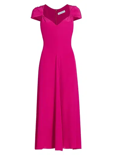 Prabal Gurung Women's Twist Cap-Sleeve Gown - Fuchsia | Thumbnail 1 Prabal Gurung Women's Twist Cap-Sleeve Gown - Fuchsia | Thumbnail 1