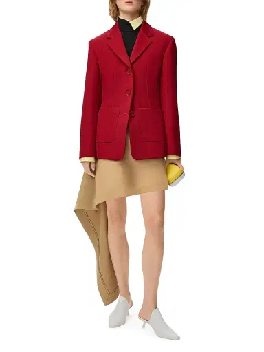 Loewe Women's Drape Cotton-Blend Miniskirt - Beige - Size 4 | Thumbnail 2 Loewe Women's Drape Cotton-Blend Miniskirt - Beige - Size 4 | Thumbnail 2