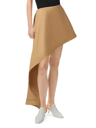 Loewe Women's Drape Cotton-Blend Miniskirt - Beige - Size 4 | Thumbnail 3 Loewe Women's Drape Cotton-Blend Miniskirt - Beige - Size 4 | Thumbnail 3