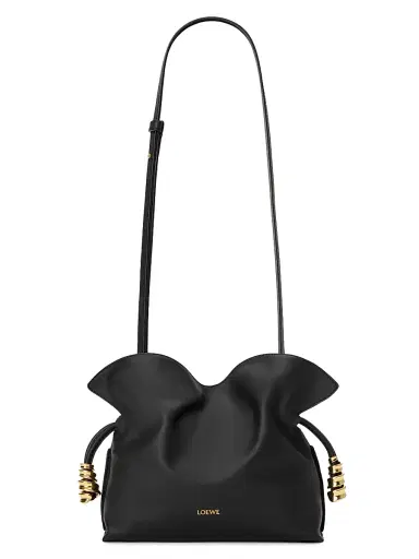 Loewe Women's Coil Flamenco Mini Leather Clutch - Black | Thumbnail 6 Loewe Women's Coil Flamenco Mini Leather Clutch - Black | Thumbnail 6
