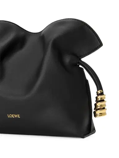 Loewe Women's Coil Flamenco Mini Leather Clutch - Black | Thumbnail 8 Loewe Women's Coil Flamenco Mini Leather Clutch - Black | Thumbnail 8
