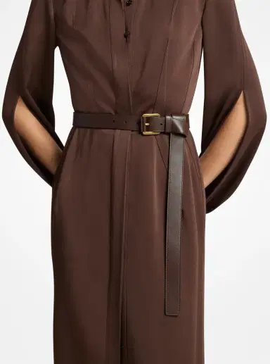 Michael Kors Collection Jodi Leather Waist Belt | Thumbnail 12 Michael Kors Collection Jodi Leather Waist Belt | Thumbnail 12
