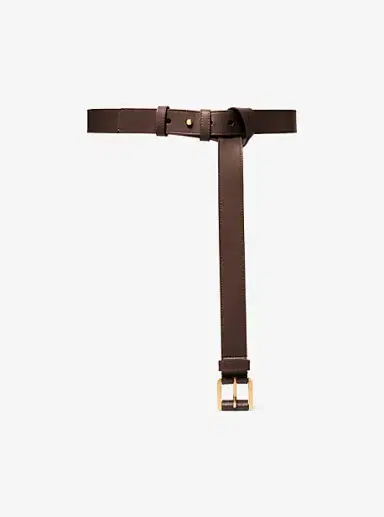 Michael Kors Collection Kaitlin Leather Trouser Belt | Thumbnail 4 Michael Kors Collection Kaitlin Leather Trouser Belt | Thumbnail 4