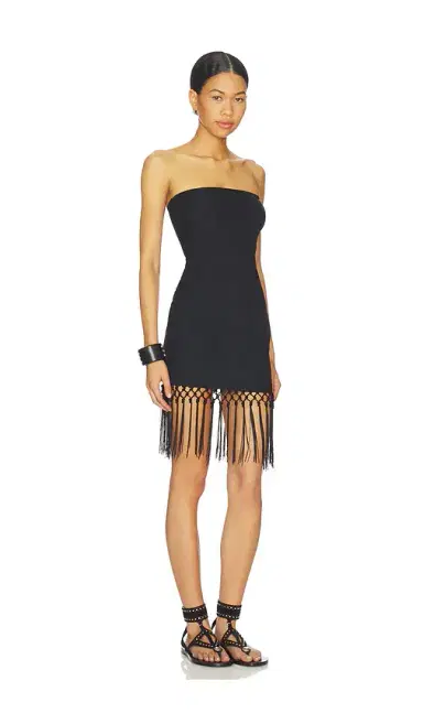 MORE TO COME Shion Fringe Mini Dress | Thumbnail 2 MORE TO COME Shion Fringe Mini Dress | Thumbnail 2