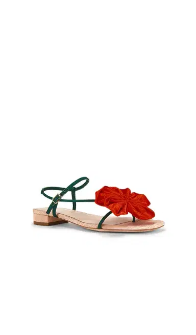 Loeffler Randall Genevieve Flower Applique Flat Sandal | Thumbnail 2 Loeffler Randall Genevieve Flower Applique Flat Sandal | Thumbnail 2