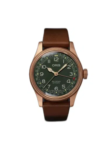 ORIS Big Crown Pointer Date Automatic 40mm Bronze and Leather Watch, Ref. No. 01 754 7741 3167-07 5 20 58BR - Men | Thumbnail 1 ORIS Big Crown Pointer Date Automatic 40mm Bronze and Leather Watch, Ref. No. 01 754 7741 3167-07 5 20 58BR - Men | Thumbnail 1