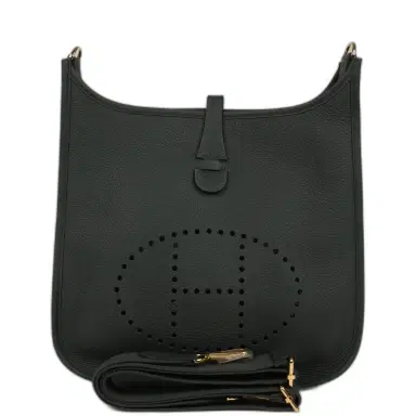 HERMÈS Hermes Evelyne III PM Vert Mangrove Clemence Gold Hardware | Thumbnail 1 HERMÈS Hermes Evelyne III PM Vert Mangrove Clemence Gold Hardware | Thumbnail 1