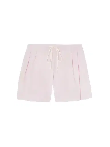 Maria McManus Rope-trimmed Pleated Poplin Shorts | Thumbnail 1 Maria McManus Rope-trimmed Pleated Poplin Shorts | Thumbnail 1