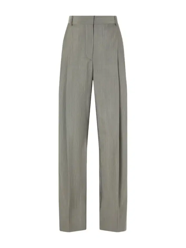 Stella McCartney Pleated Wool-blend Straight-leg Pants