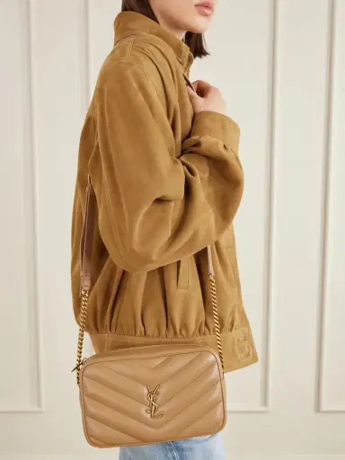 Saint Laurent Loulou Quilted Textured-leather Shoulder Bag | Thumbnail 2 Saint Laurent Loulou Quilted Textured-leather Shoulder Bag | Thumbnail 2