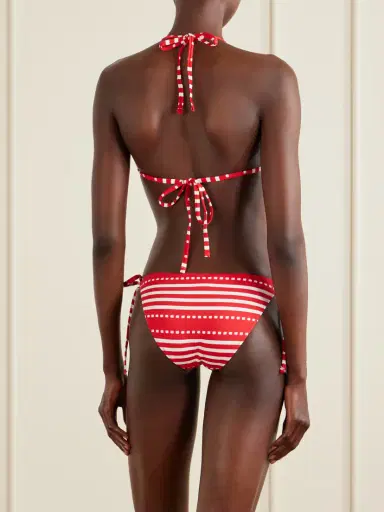 Lemlem Malia Striped Triangle Bikini | Thumbnail 3 Lemlem Malia Striped Triangle Bikini | Thumbnail 3