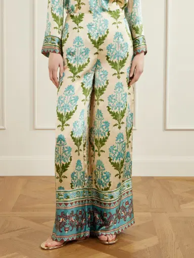 Emporio Sirenuse Stephan Floral-print Silk-satin Pants | Thumbnail 3 Emporio Sirenuse Stephan Floral-print Silk-satin Pants | Thumbnail 3