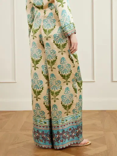 Emporio Sirenuse Stephan Floral-print Silk-satin Pants | Thumbnail 4 Emporio Sirenuse Stephan Floral-print Silk-satin Pants | Thumbnail 4