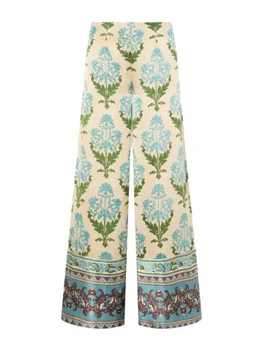 Emporio Sirenuse Stephan Floral-print Silk-satin Pants | Thumbnail 1 Emporio Sirenuse Stephan Floral-print Silk-satin Pants | Thumbnail 1