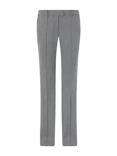 The Attico Wool And Cotton-blend Straight-leg Pants | Thumbnail 1 The Attico Wool And Cotton-blend Straight-leg Pants | Thumbnail 1